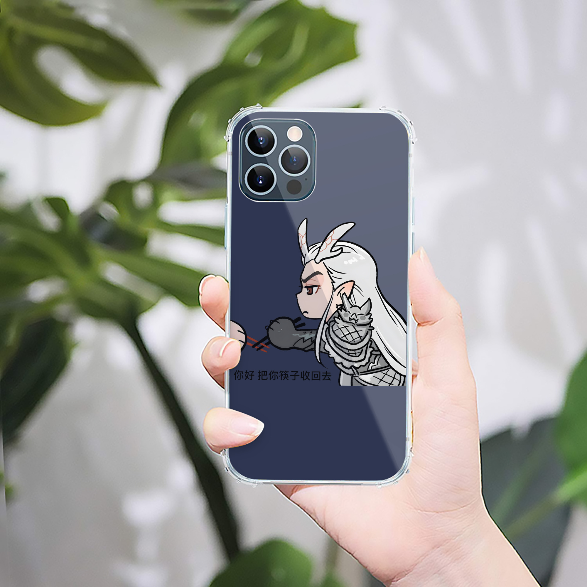（画像用） Ne Zha 2 ナタ 魔童の大暴れ 【iPhone 12シリーズ対応】透明スマホケース（クリアソフトケース）